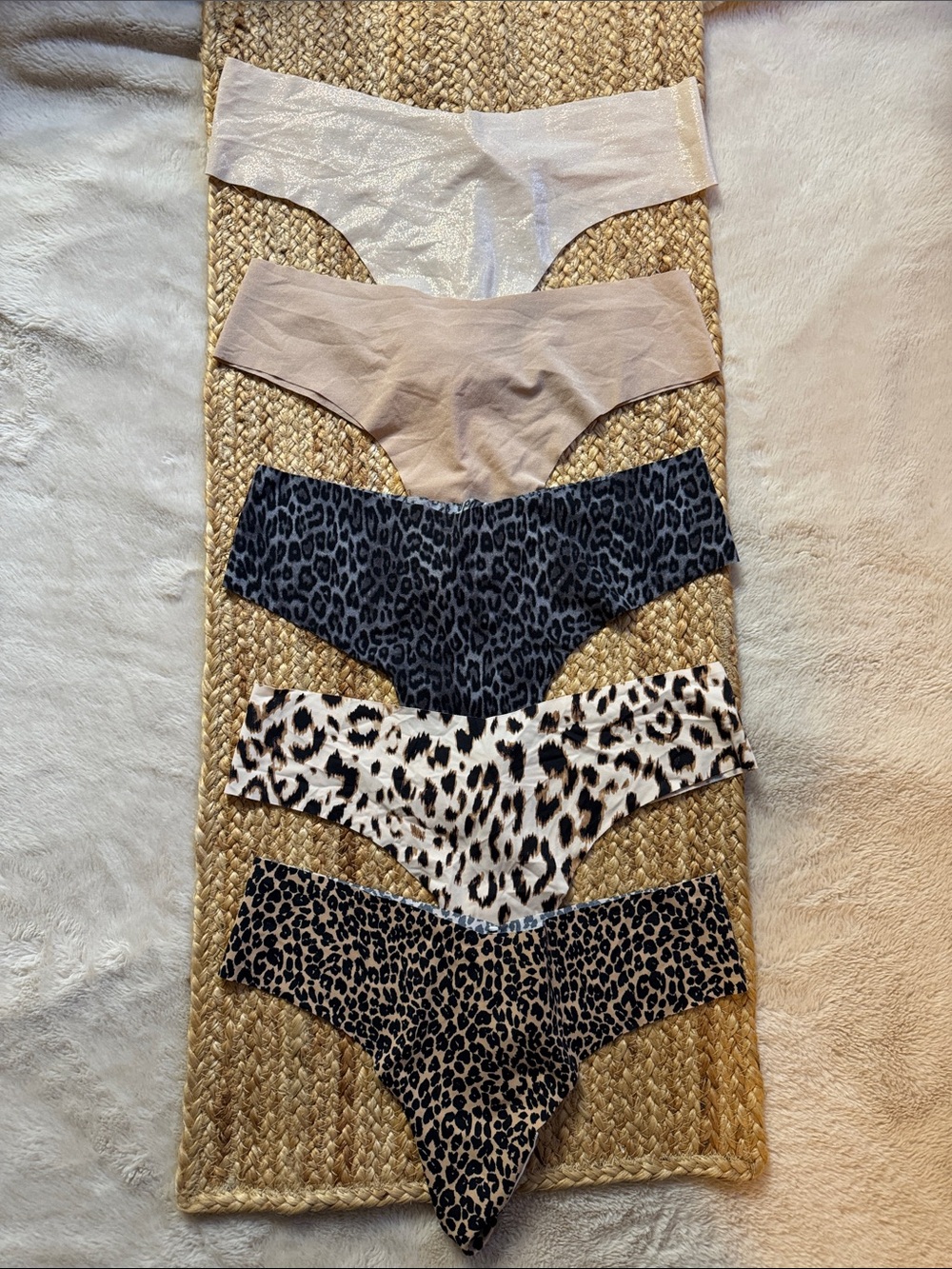 Victoria's Secret Seamless Thongs Set of 5